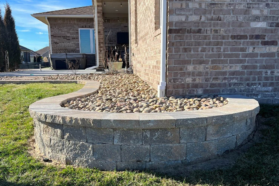 Curved Retaining Wall